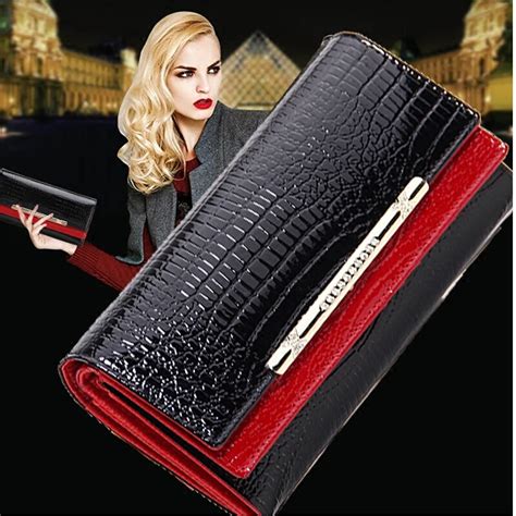 buy women's patent leather wallet.